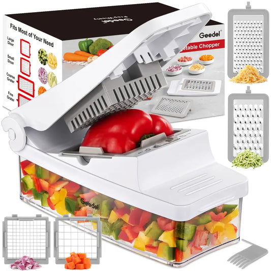 Professional food chopper, kitchen vegetable slicer, dicer, shredder