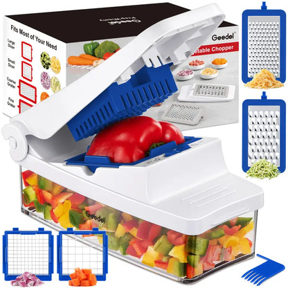 Professional food chopper, kitchen vegetable slicer, dicer, shredder